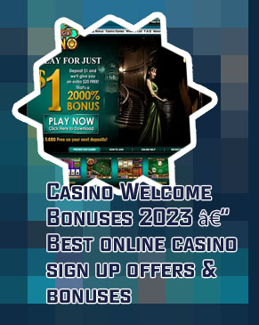 Casino sign up bonus